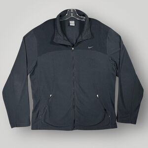 Nike Therma Fit Athletic Full Zip Fleece Jacket Waffle Knit Men's Size XL